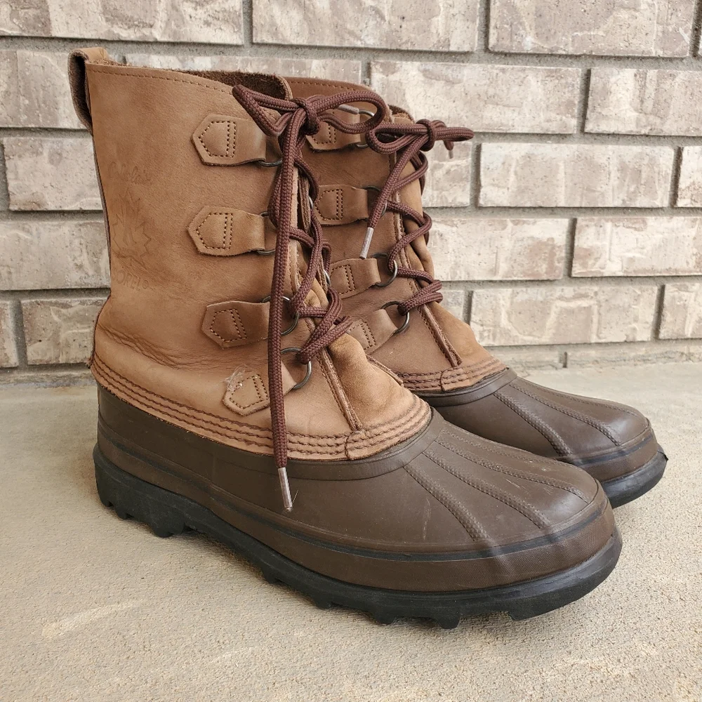 Sorel Cabela's Kaufman winter Men's boots snow leather duck